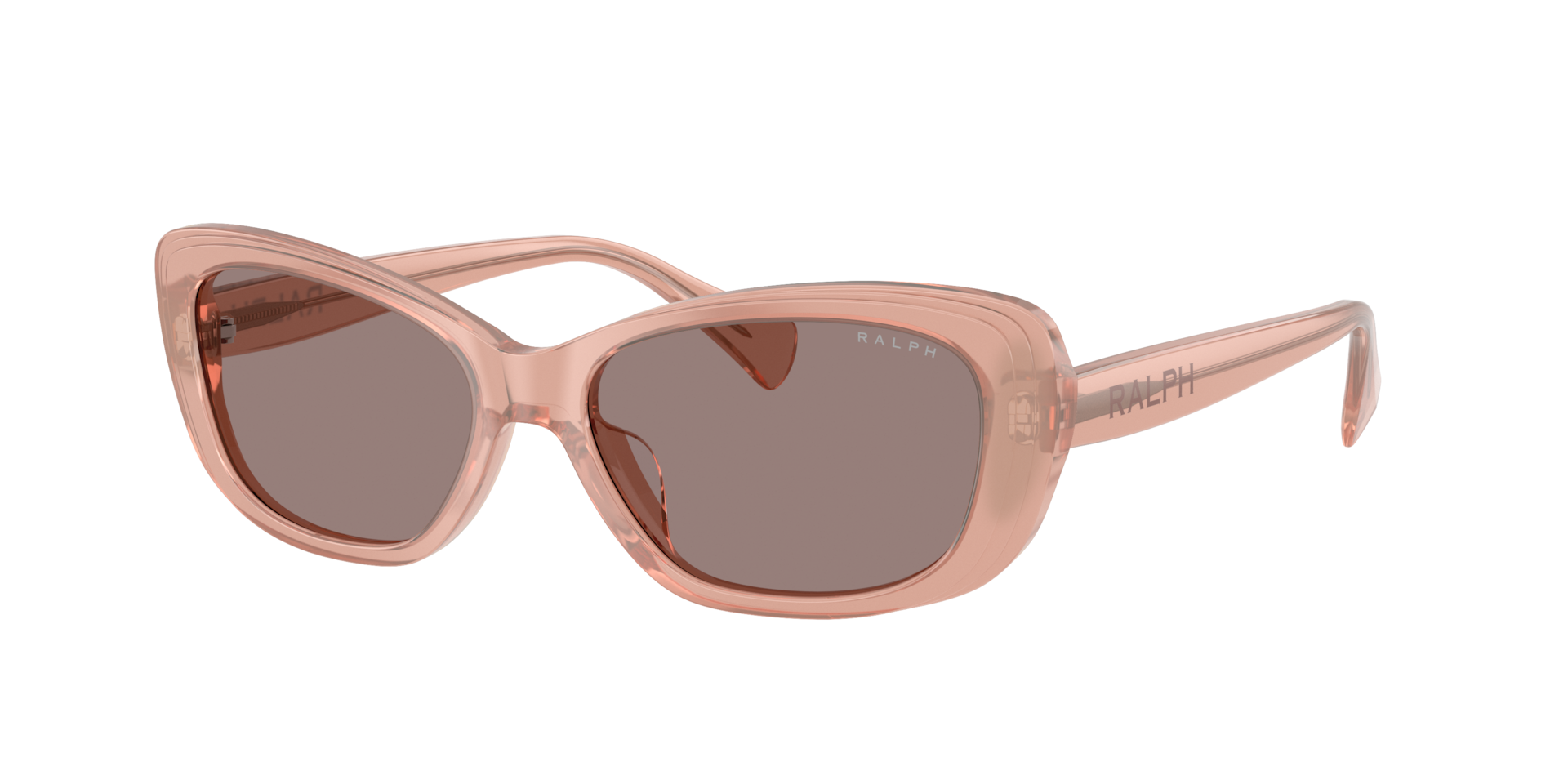Ralph Femme Sunglass RA5322U - Couleur du Monture Rose opalescent brillant Couleur de Lentille Purple Brown Mirror 49 €