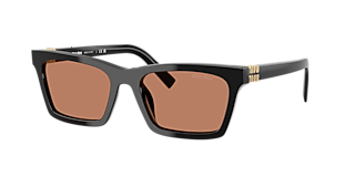 Miu Miu MU 04ZS S (50 - 18) with Brown lenses and Tortoise frame