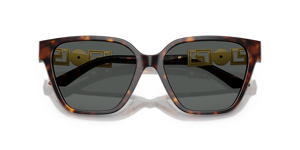 Versace VE4471B L (56 - 16) with Grey lenses and Tortoise frame