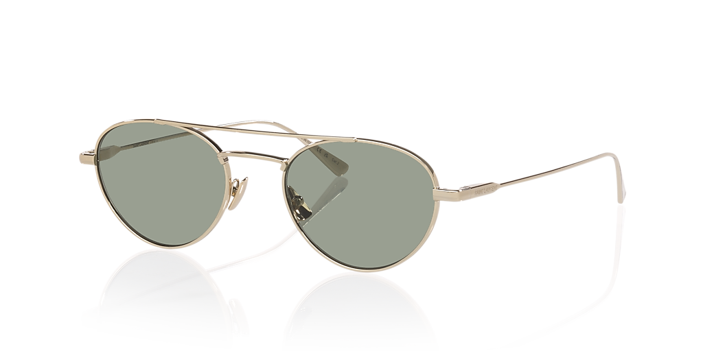 Saint Laurent SL97 M (51 - 20) with Green lenses and Gold frame