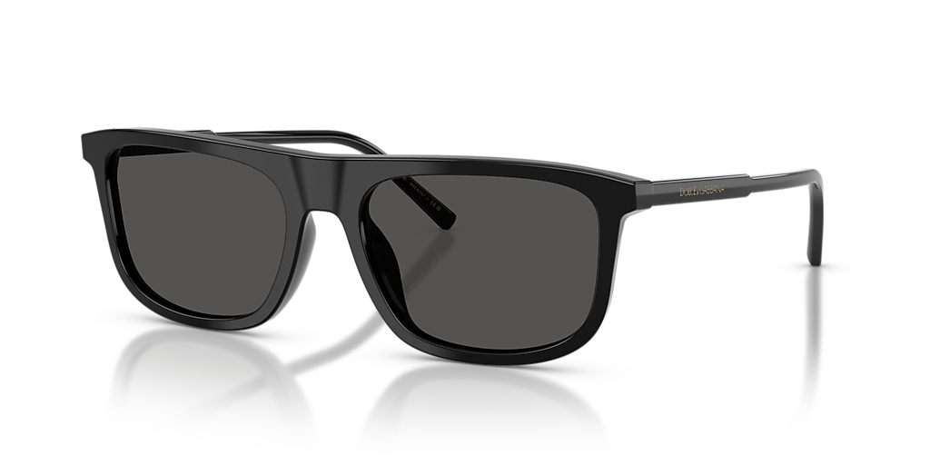 Dolce&Gabbana DG4542 XL (56 - 18) with Grey lenses and Black frame