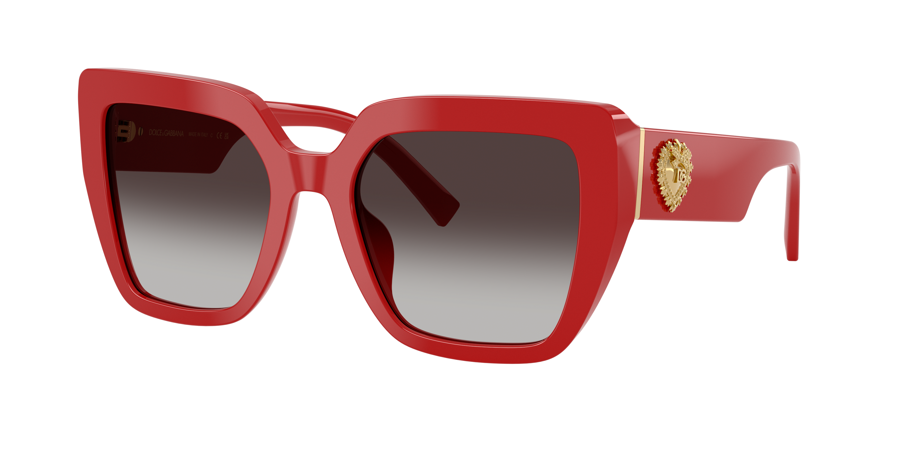 Dolce&Gabbana Woman Sunglass DG4538 -  Frame color: Full Red, Lens color: Grey Gradient