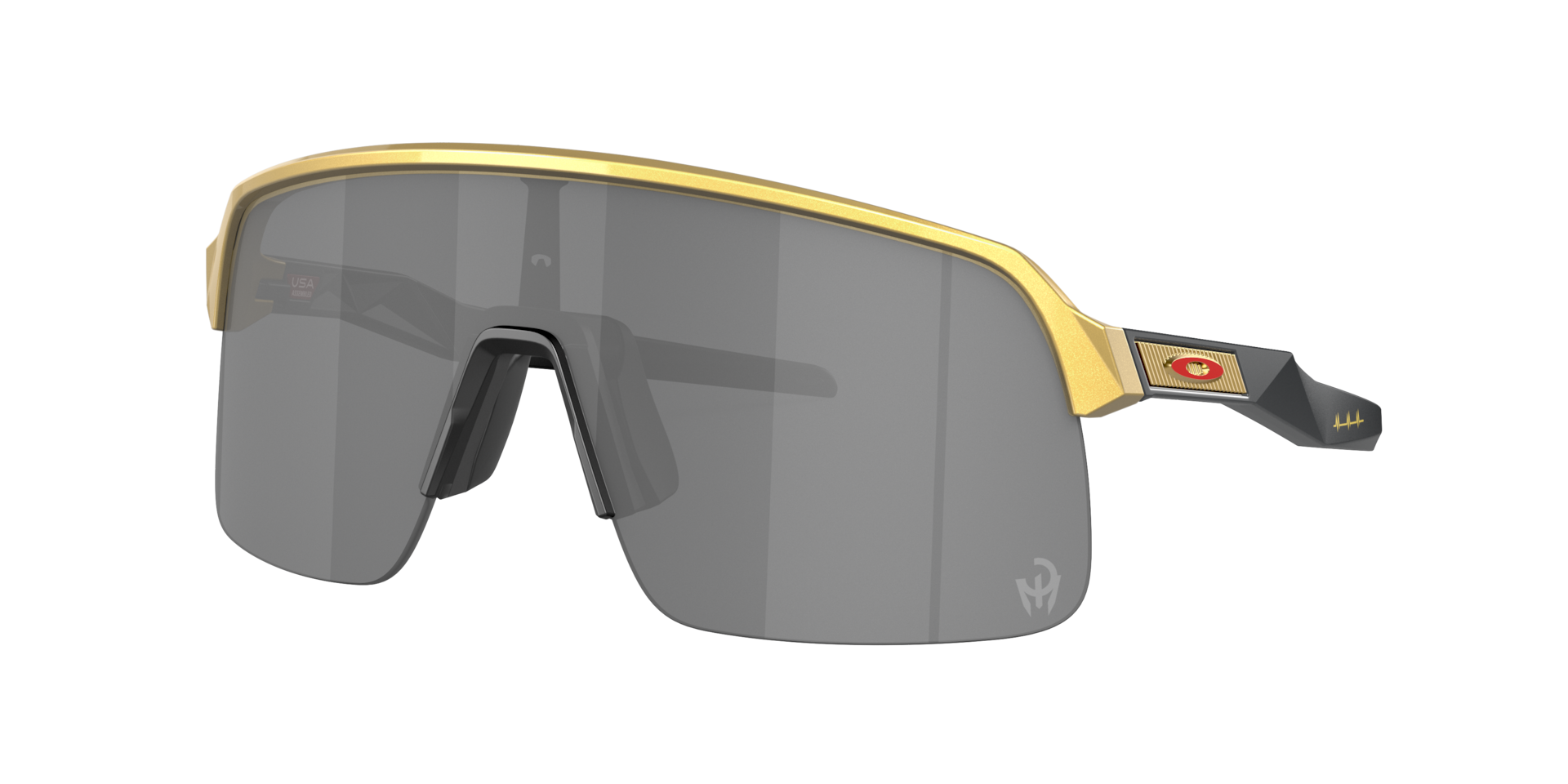 Oakley Unisex Sunglass Sutro™ Lite Patrick Mahomes II Collection - Rahmenfarbe: Olympisches Gold, Linsenfarbe: Prizm Black