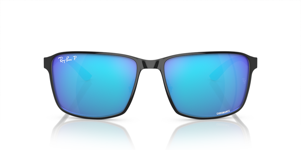 【Ray】 Ray-Ban RB3721 Polarized+ Lenses XXL (59 - 17) with Blue lenses