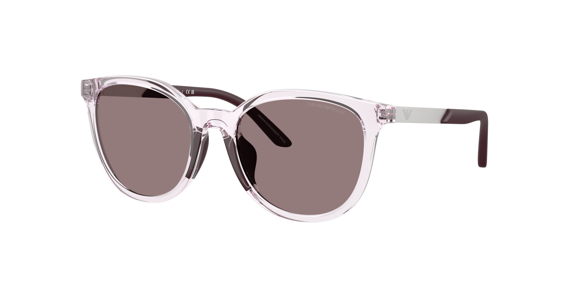 Emporio Armani Girls Pink ’S Cat-Eye Sunglasses - Image 3