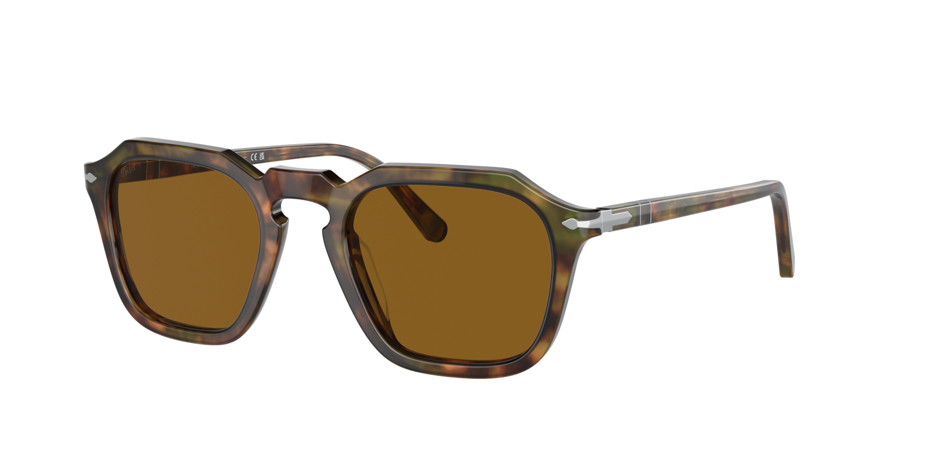 Persol Unisex Sunglass PO3292S - Couleur du Monture Caf Couleur de Lentille Brun 192 €
