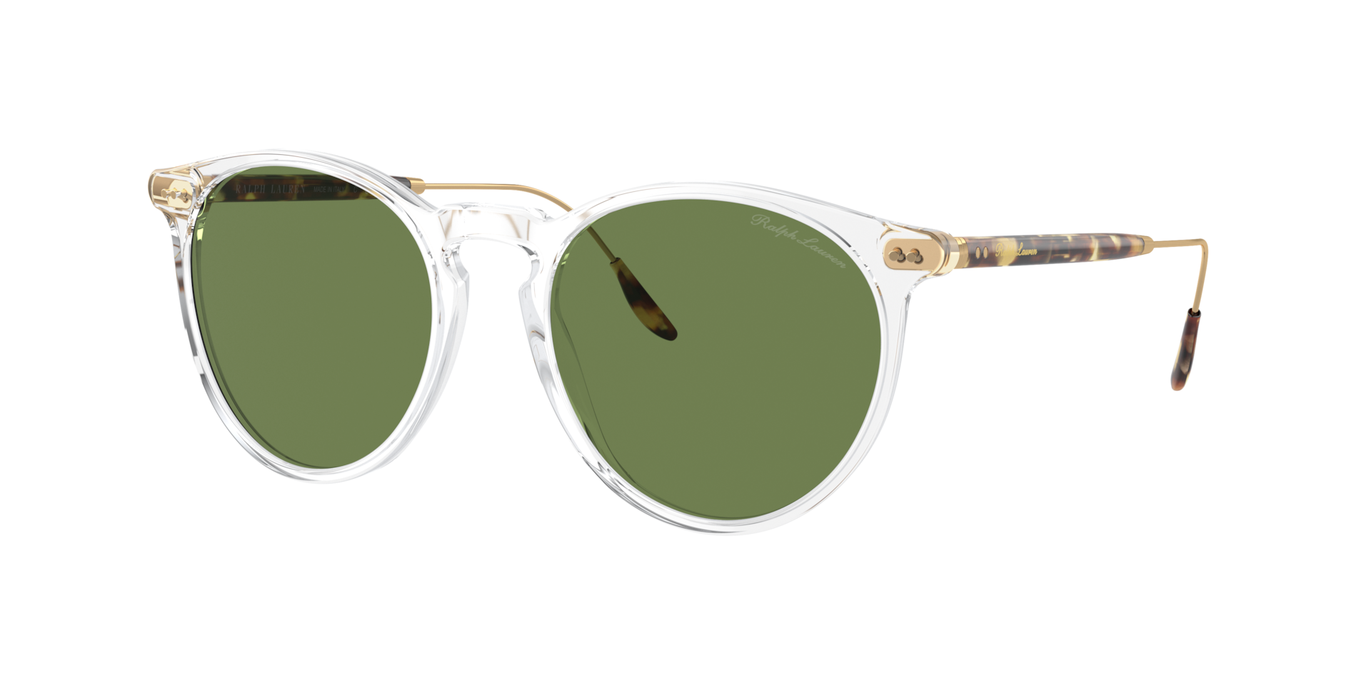 Ralph Lauren Homme Sunglass RL8181P - Couleur du Monture Incolore Couleur de Lentille Vert 126 €