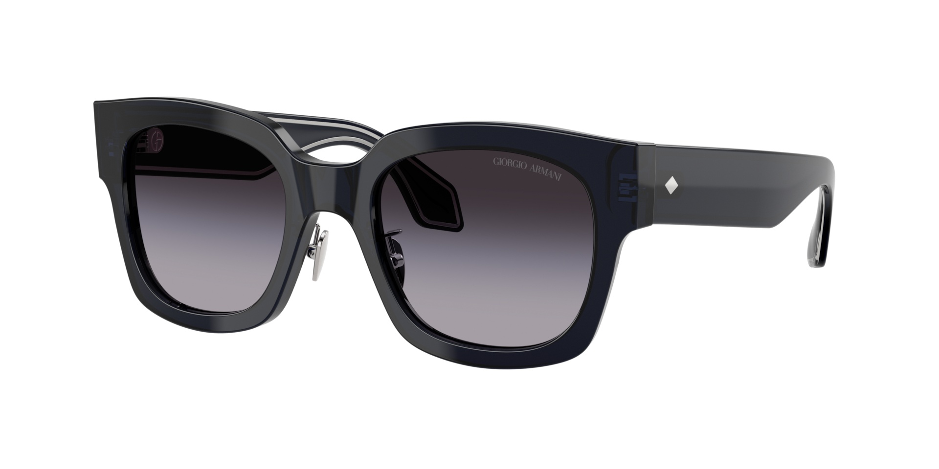 Giorgio Armani Woman Sunglass AR8223 -  Frame color: Blue, Lens color: Grey Gradient