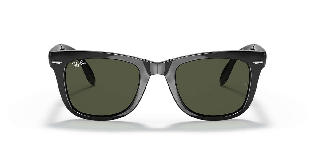 Ray-Ban Wayfarer Folding Classic XL (54 - 20) with Green lenses
