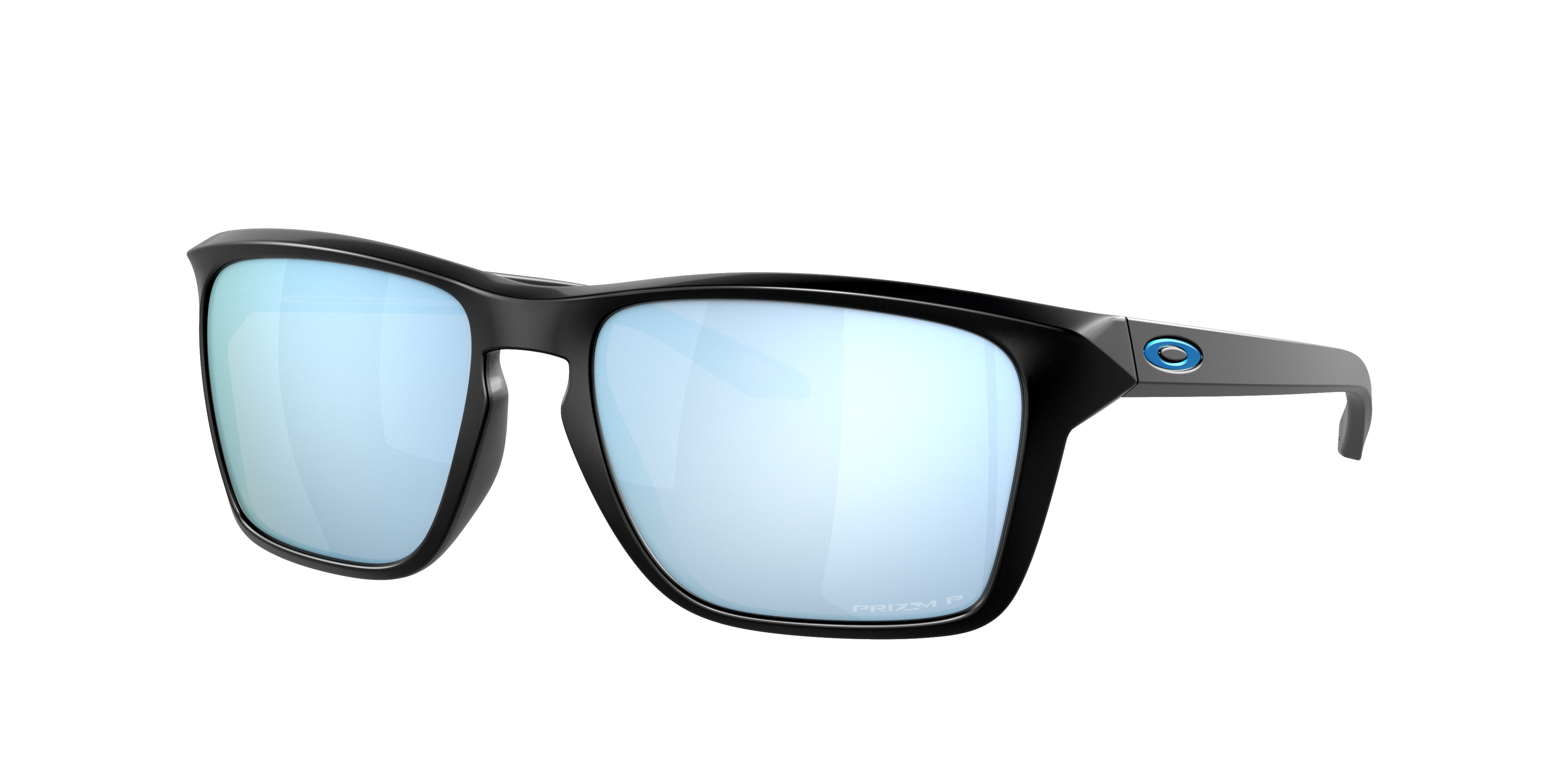 Oakley Man Sunglass Sylas -  Frame color: Matte Black, Lens color: Prizm Deep Water Polarized
