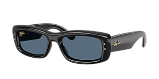 眼鏡 Ray-Ban IRIS Ray-Ban Iris L (54 - 18) with Blue lenses and Black frame