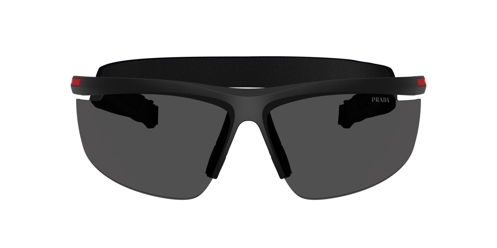 Prada Linea Rossa PS A02S M (96 - 10) with Grey lenses and Black