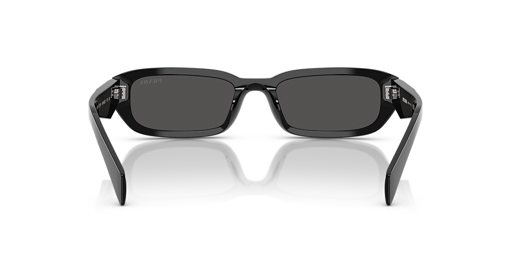 Prada PR B06S S (53 - 19) with Grey lenses and Black frame