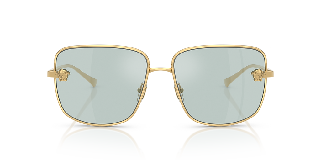 Versace VE2282 XL (59 - 15) with Blue lenses and Gold frame