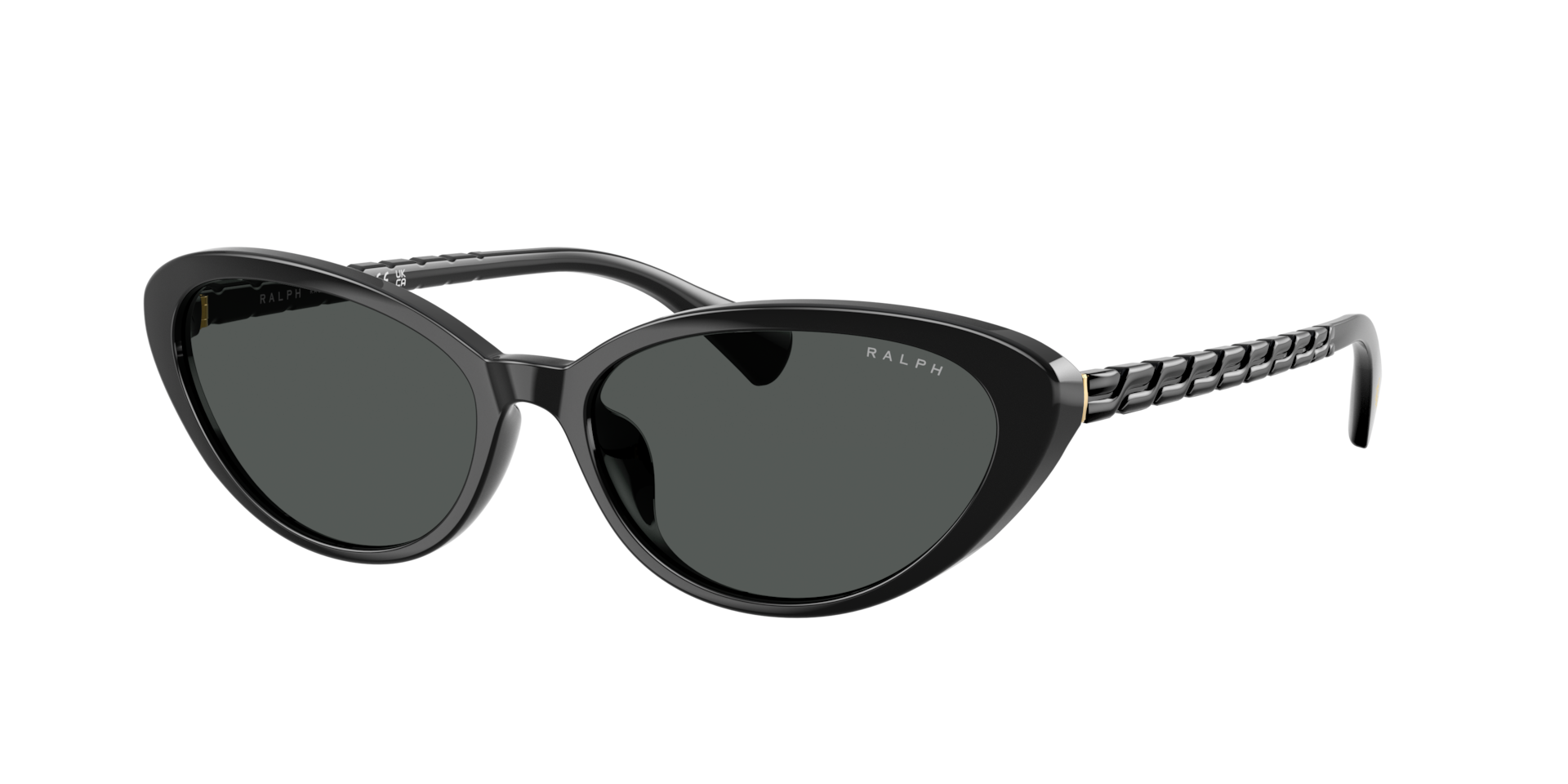 Ralph Femme Sunglass RA5338U - Couleur du Monture Noir brillant Couleur de Lentille Dgrad Gris 98 €