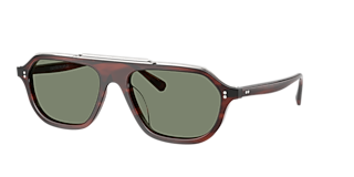 Oliver Peoples OV5449SU Lynes Sun L (55 - 18) with Blue lenses and