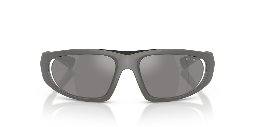Prada Linea Rossa PS B03S L (57 - 16) with Silver lenses and Grey