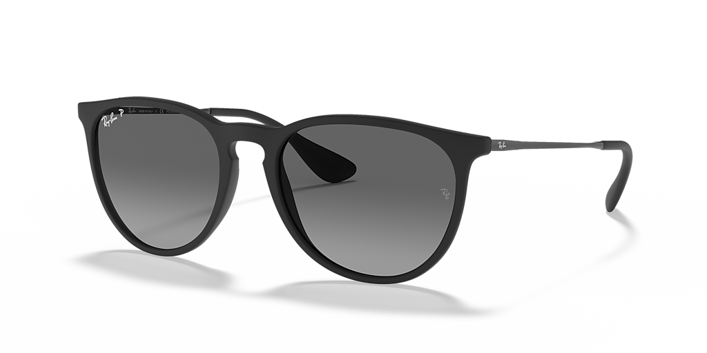 レイバン サングラス ナイロン ブラック スモークグレー 美品 80415 Ray-Ban Erika Color Mix M (54 - 18) with Grey lenses and Black