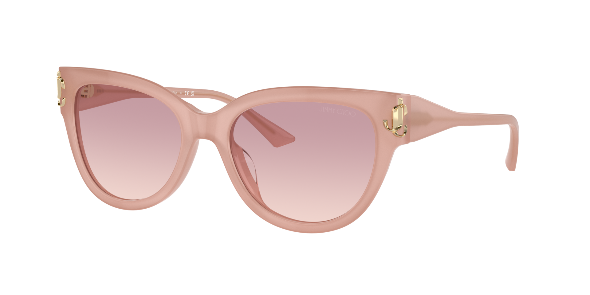 Jimmy Choo Woman Sunglass JC5018U -  Frame color: Opal Pink, Lens color: Brown Gradient Violet