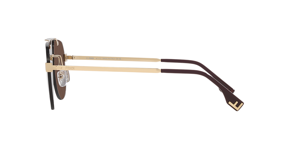 Fendi Fendi Sky Fe40115U L (61 - 13) with Brown lenses and 