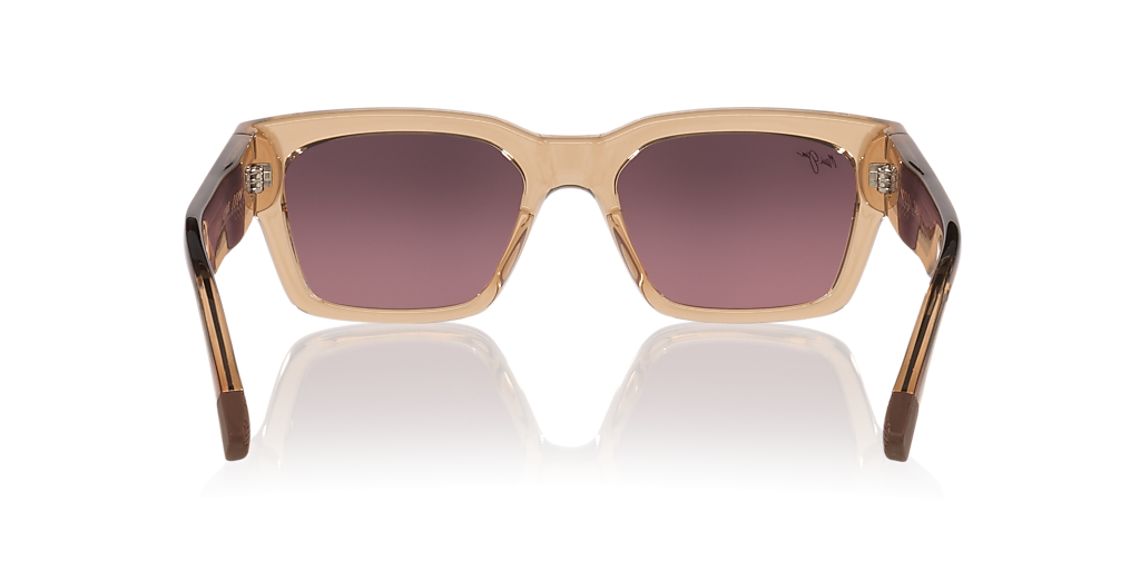 Maui Jim MJ0642S S (53 - 18) with Pink lenses and Brown frame