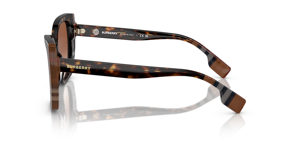 Burberry Meryl M (54 - 17) com Lentes Marrom e Armação Marrom