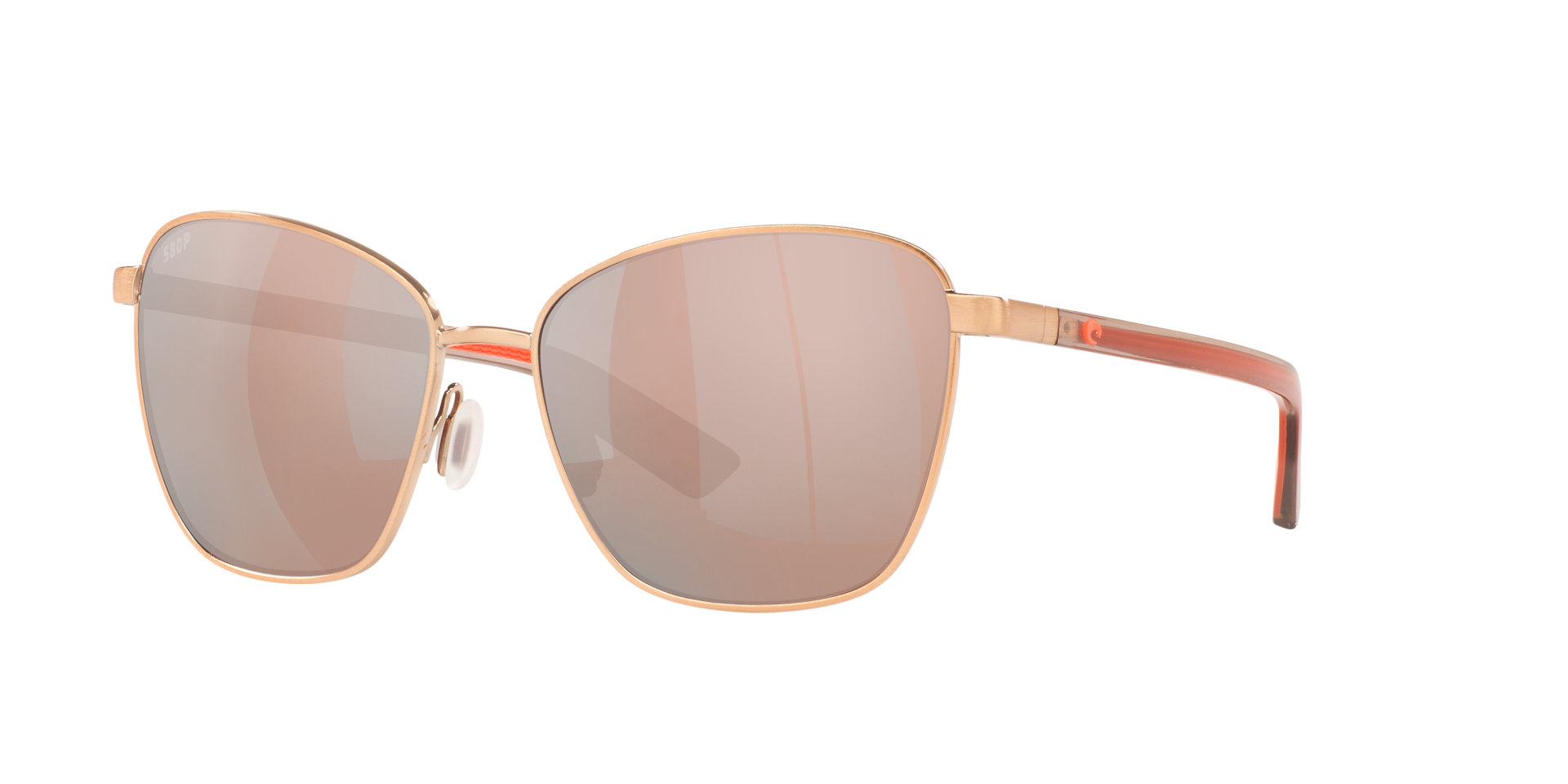 Costa Femme Sunglass Paloma - Couleur du Monture Or rose bross Couleur de Lentille Miroir Argent et cuivre 110 €