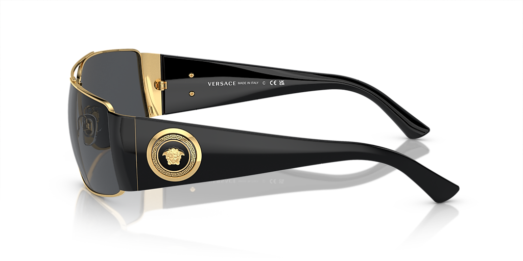 Versace VE2163 L (63 - 15) with Grey lenses and Gold frame