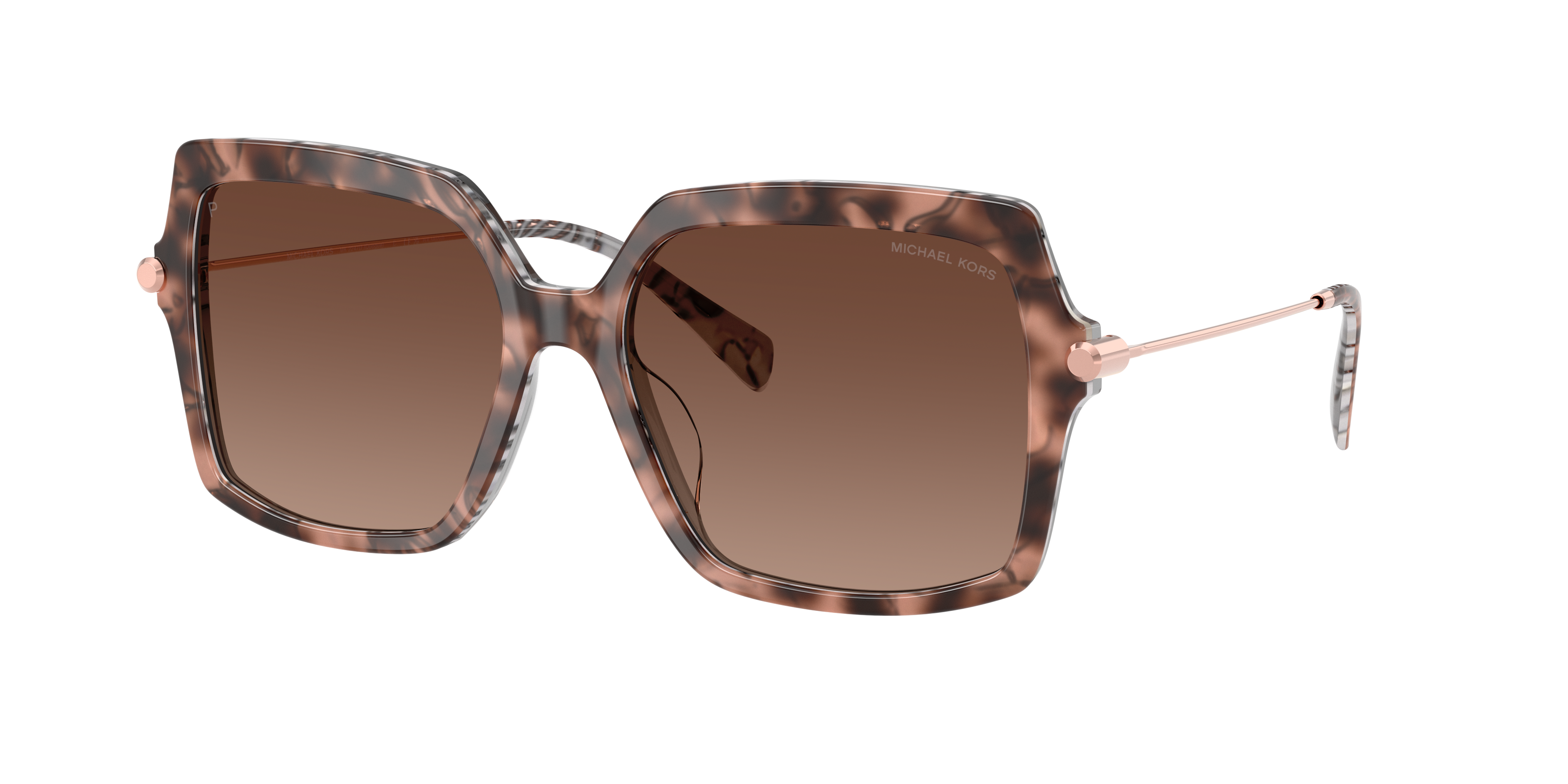 Michael Kors Quogue XL (55 - 17) with Brown lenses and Tortoise