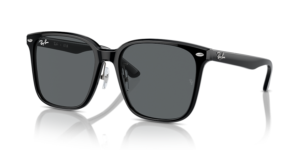 Ray-Ban RB2206D L (57 - 18) with Grey lenses and Black frame