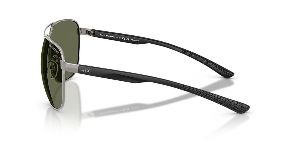 ARMANI セット Armani Exchange AX2047S L (63 - 14) with Green lenses and Grey