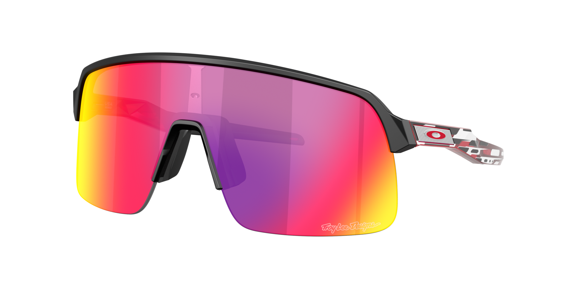 Oakley Homme Sunglass Sutro Lite Troy Lee Designs Series - Couleur du Monture: Tld Matte Black, Couleur de Lentille: Prizm Road