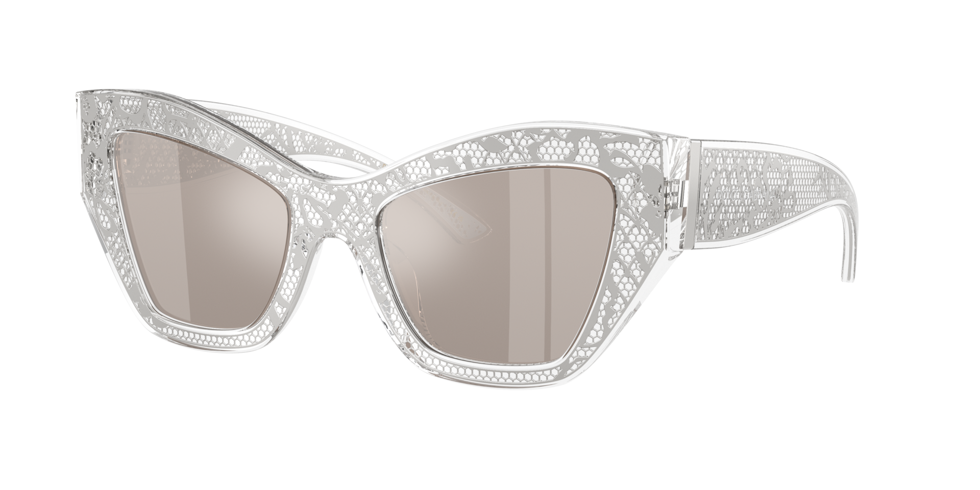 Dolce&Gabbana Frau Sunglass DG4494 - Rahmenfarbe: Silber, Linsenfarbe: Clear Mirror Real Platinum