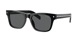 Prada PR C04S M (52 - 22) with Grey lenses and Black frame