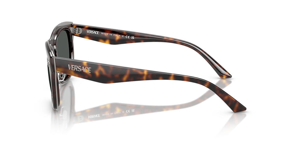Versace VE2272 M (53 - 18) with Grey lenses and Tortoise frame