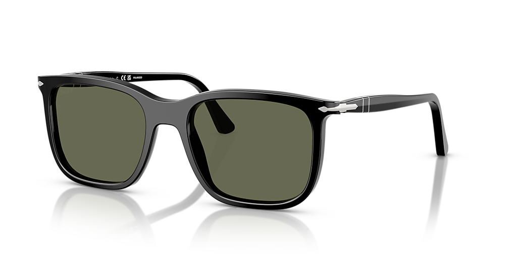 Persol PO3357S - Renzo M (53 - 19) with Green lenses and Black