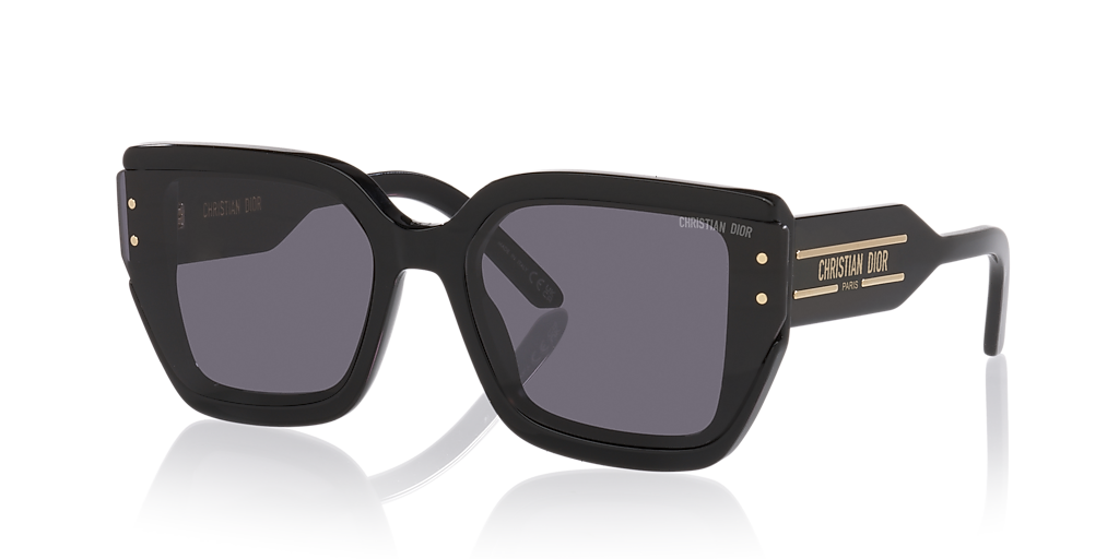 DIOR Diorsignature S14I XXL (64 - 18) with Grey lenses and Black