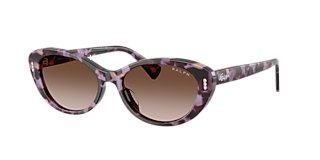 Ralph RA5338U L (56 - 16) com Lentes Cinza e Armação Preto