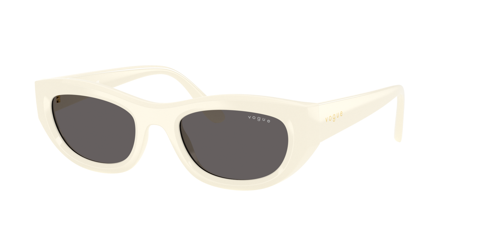 Vogue Eyewear Woman Sunglass VO5616S -  Frame color: Full Ivory, Lens color: Black Smoke