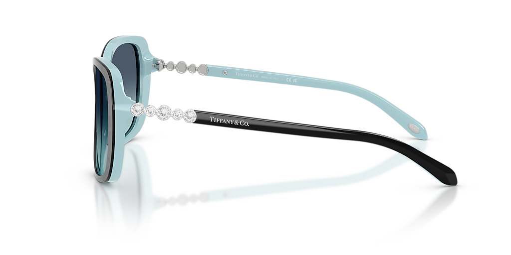 Tiffany & Co. TF4121B S (55 - 16) with Blue lenses and Black frame