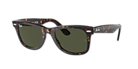 Ray-Ban Original Wayfarer Classic L (50 - 22) with Green lenses