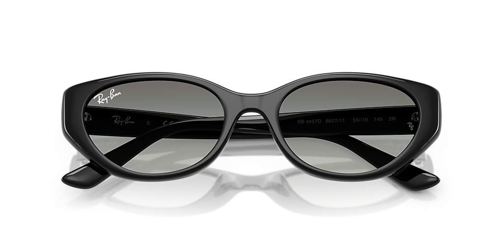 Ray-Ban RB4457D Bio-Based L (55 - 19) with Grey lenses and Black