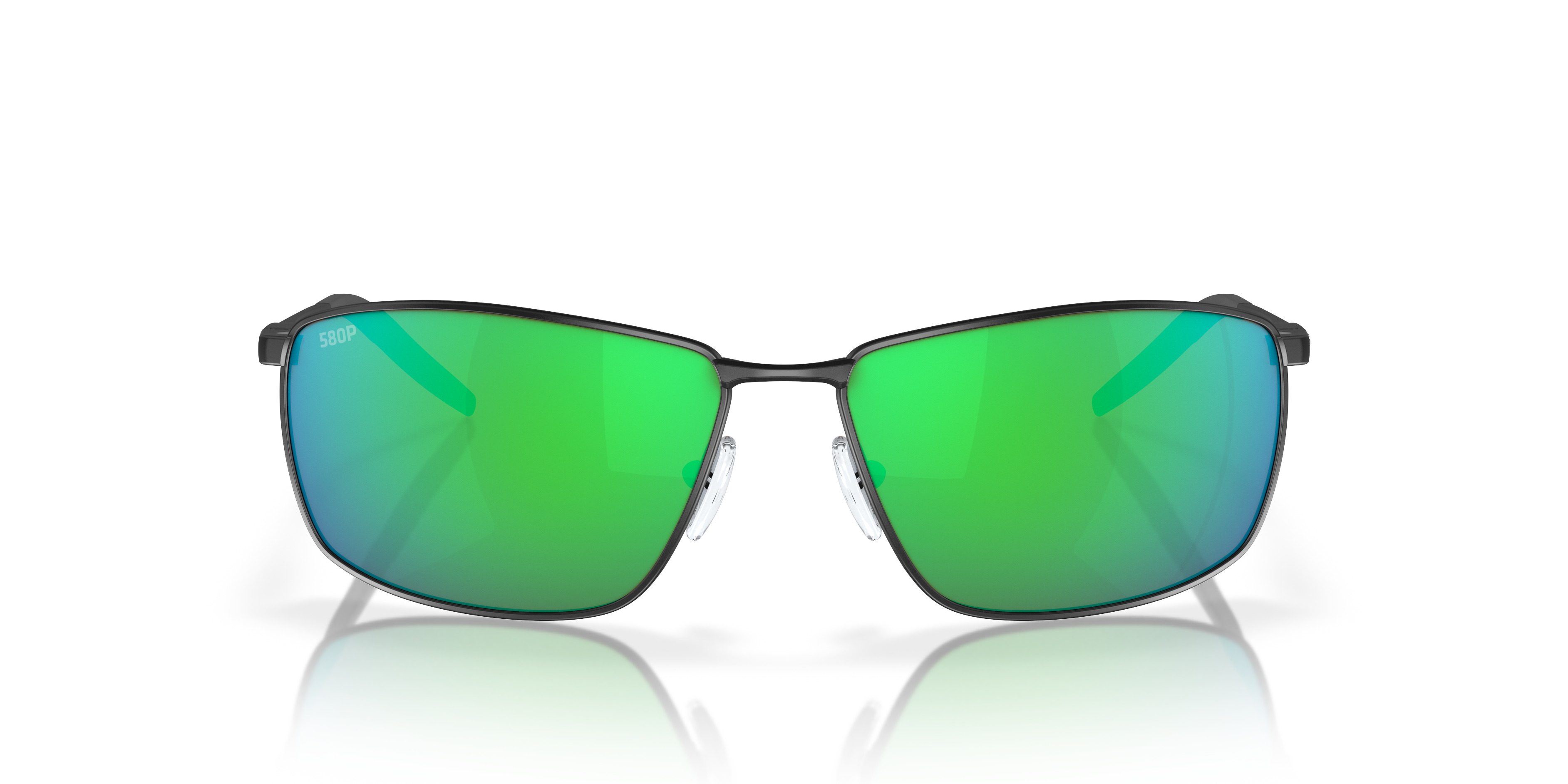 Costa Turret L (63 - 15) with Green lenses and Black frame