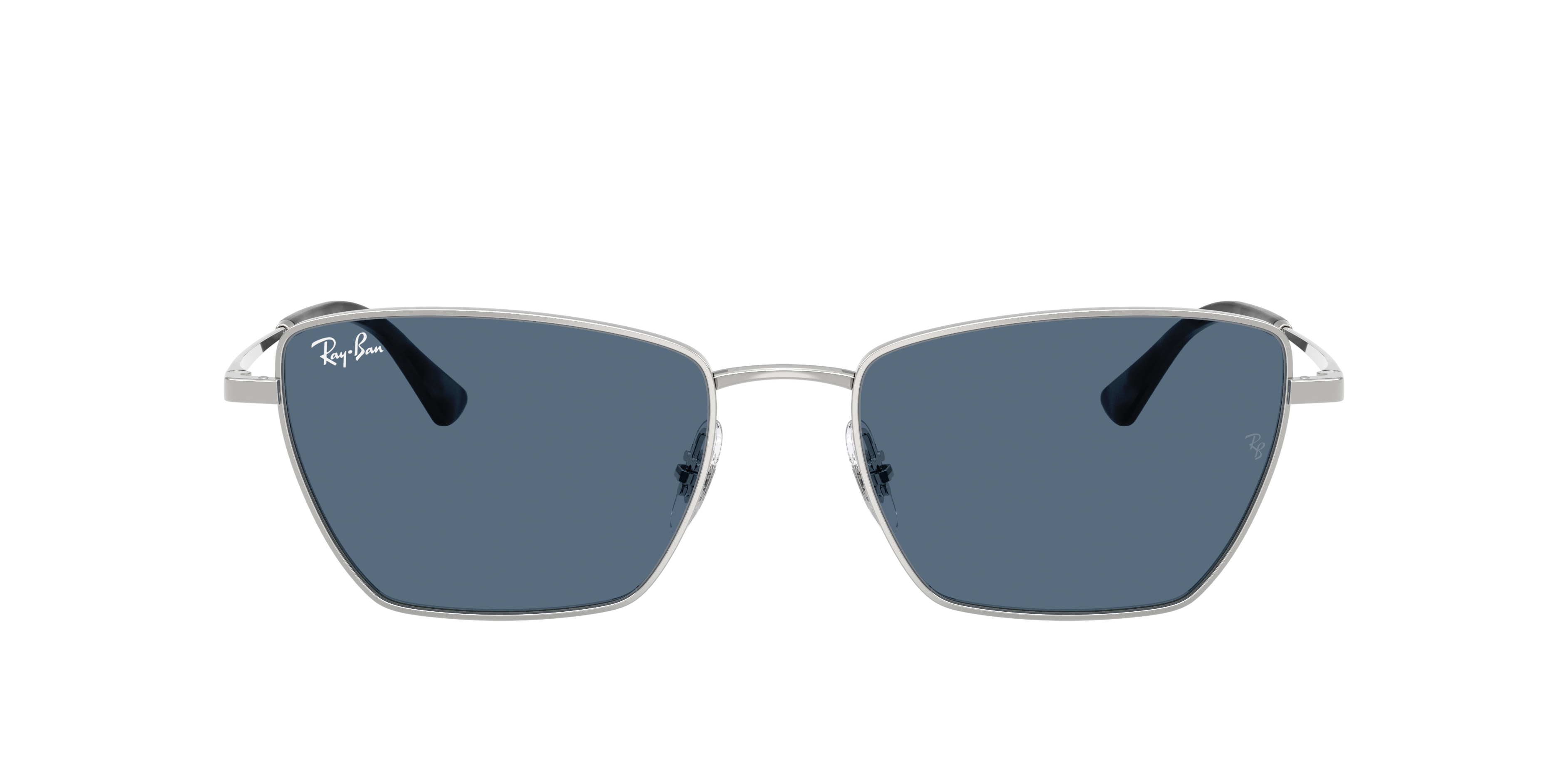 Ray-Ban Drea Bio-Based L (53 - 18) with Blue lenses and Silver