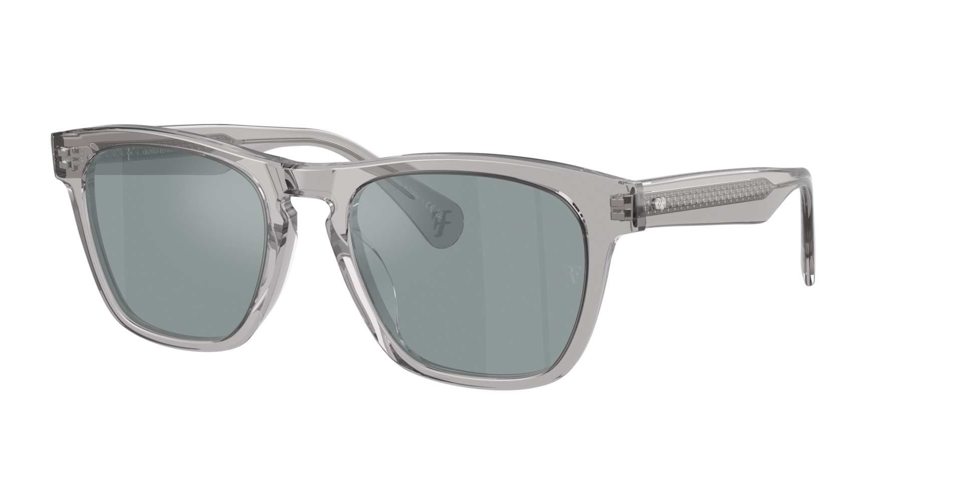 Oliver Peoples Unisex Sunglass OV5555SU R-3 - Rahmenfarbe: Workman Grau, Linsenfarbe: Grey Polarized Flash Mirror