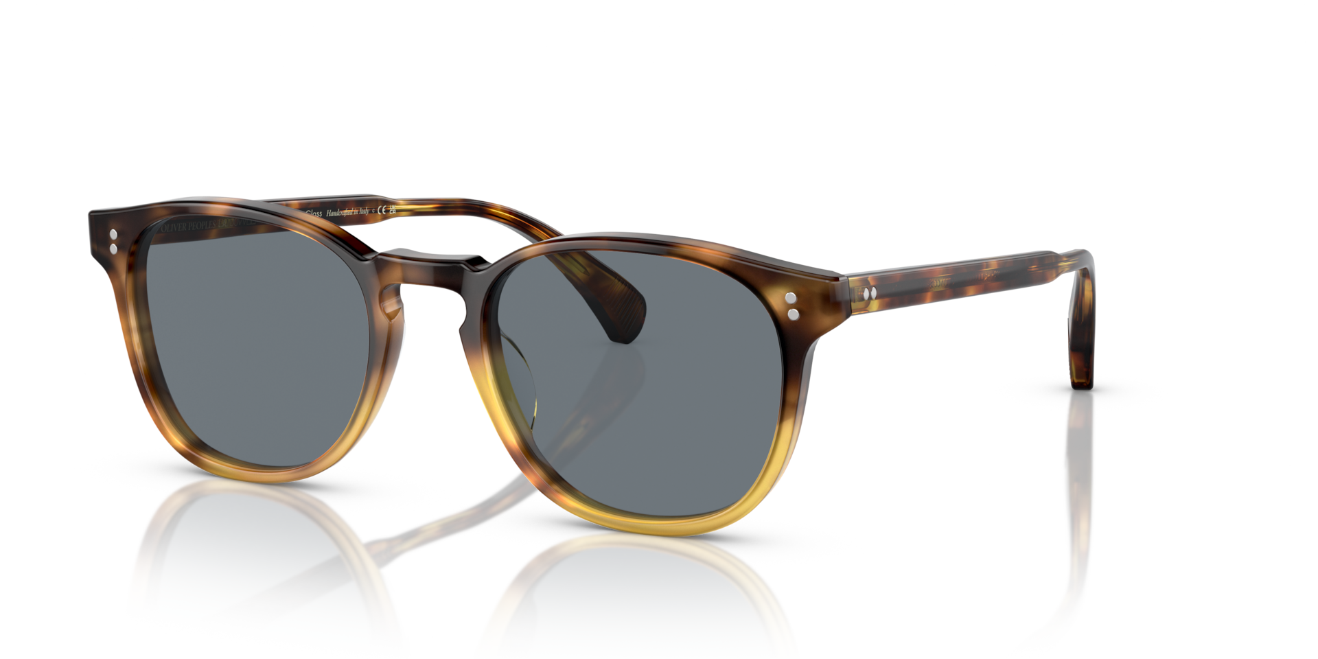 Oliver Peoples Finley Esq. Sun M (51 - 20) com Lentes Azul e