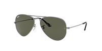 Ray-Ban Aviator Classic XL (58 - 14) with Green lenses and  display picture 1