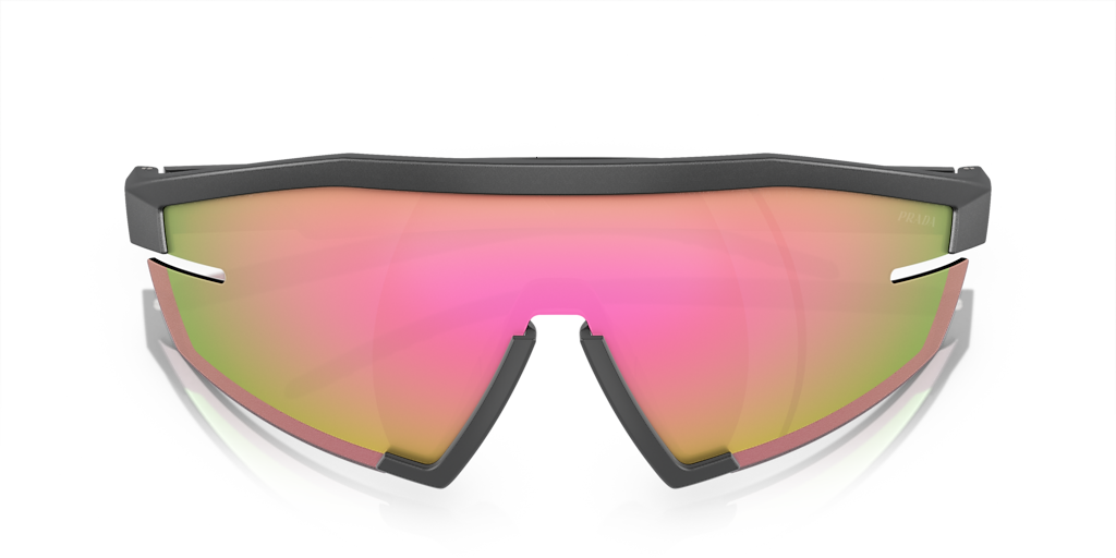 Prada Linea Rossa PS 03ZS XXL (0 - 144) with Pink lenses and Grey