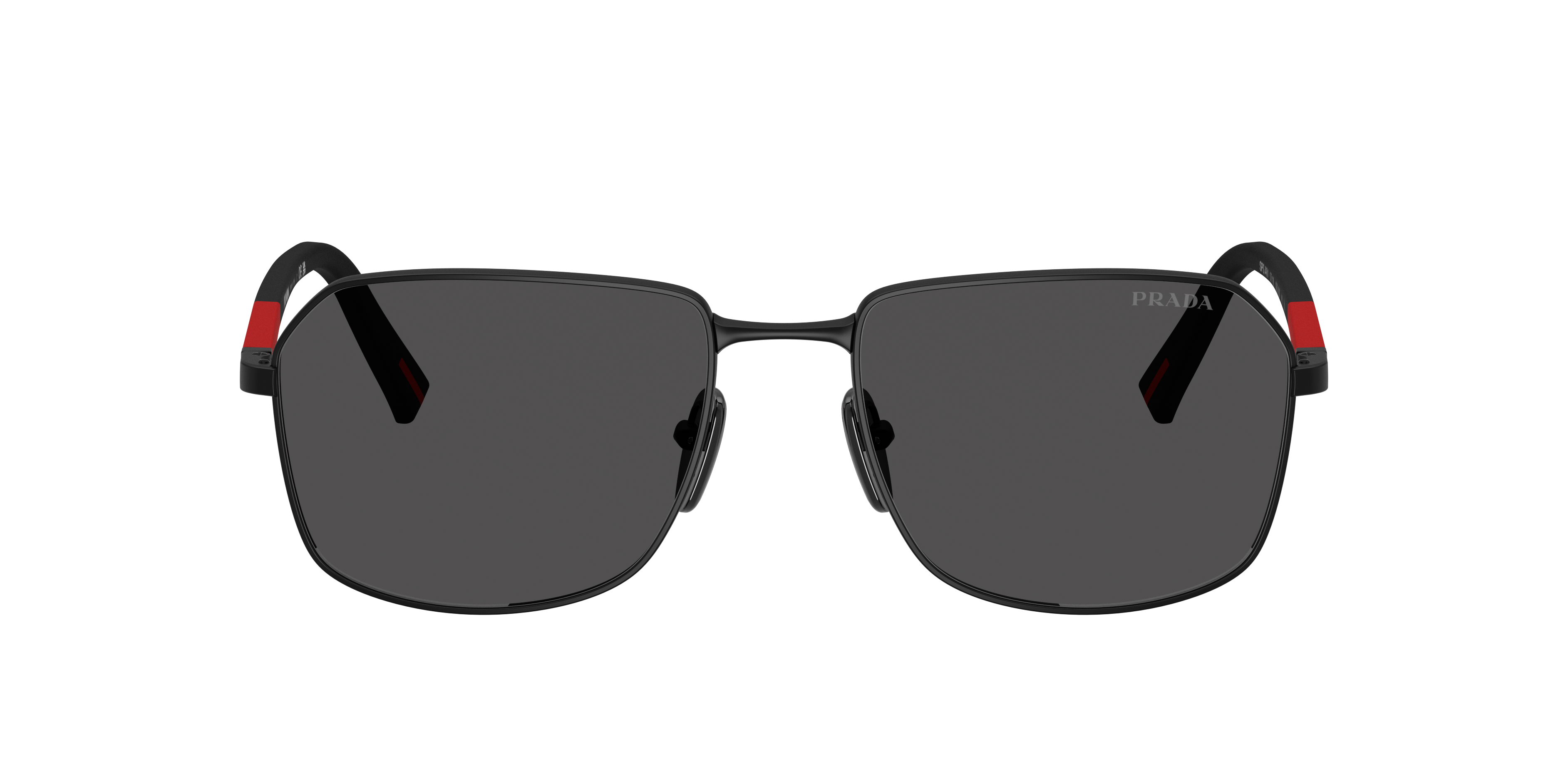 Prada Linea Rossa PS A51S XL (57 - 18) with Grey lenses and Black