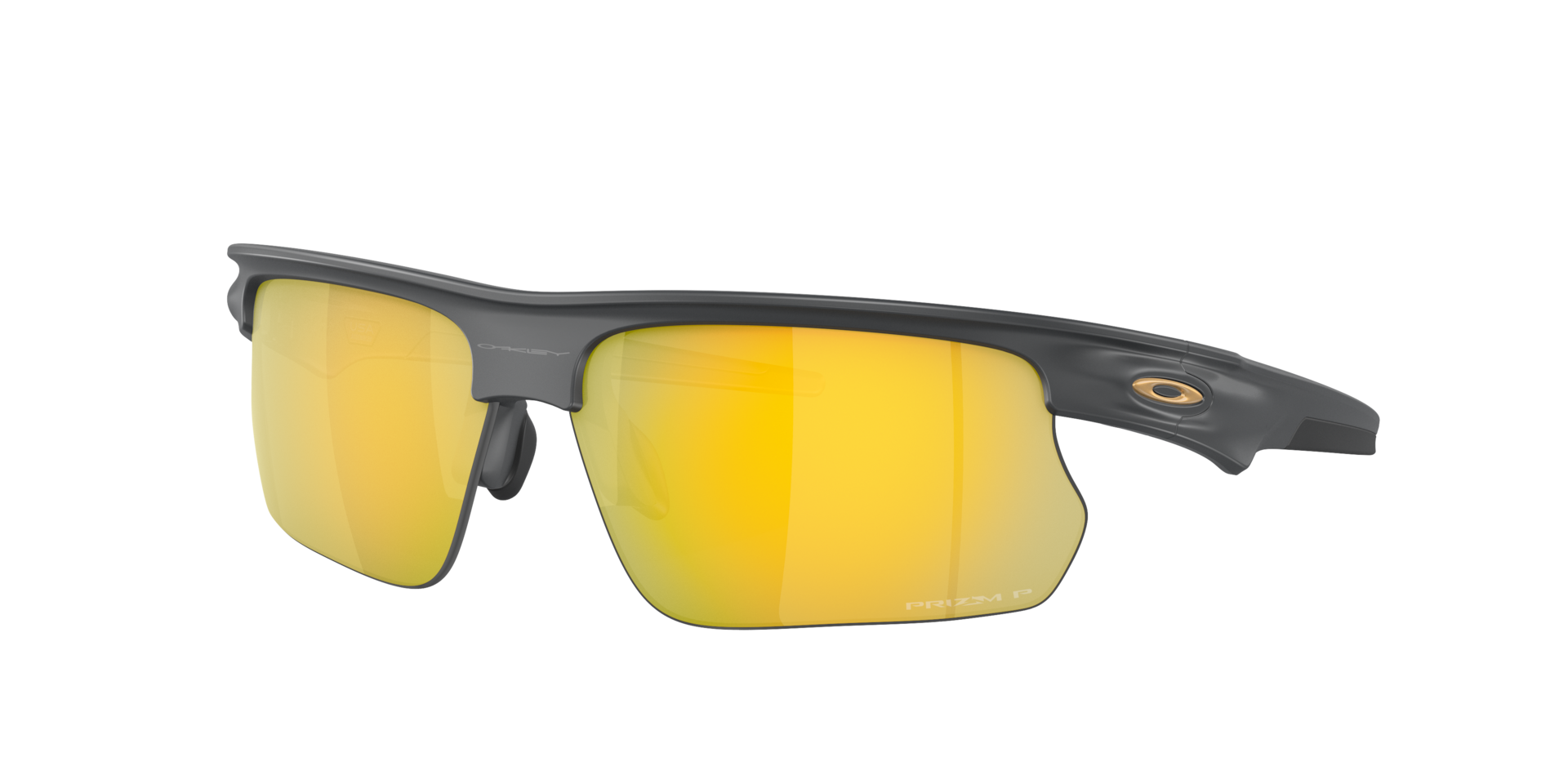 Oakley Unisex Sunglass BiSphaera™ -  Frame color: Matte Carbon, Lens color: Prizm 24K Polarized